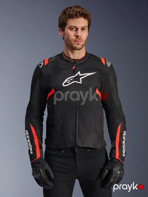 Motosiklet gödəkçəsi Alpinestars T-sps AIR V2 JKT M 1030, qara, poliester, ölçü M — Bakı