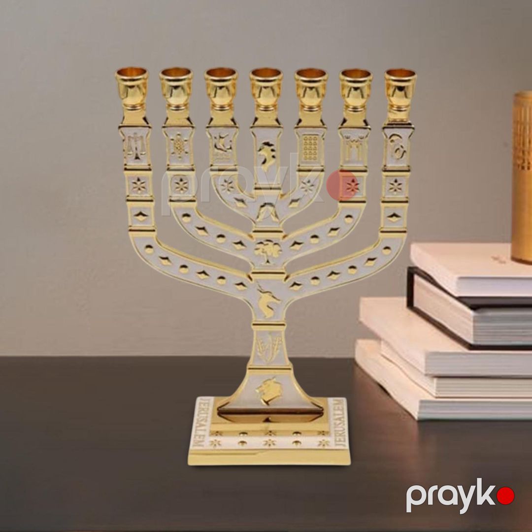 Qəndil R7019, bürünc, ağ/qızılı — Mallar, Bakı (3)