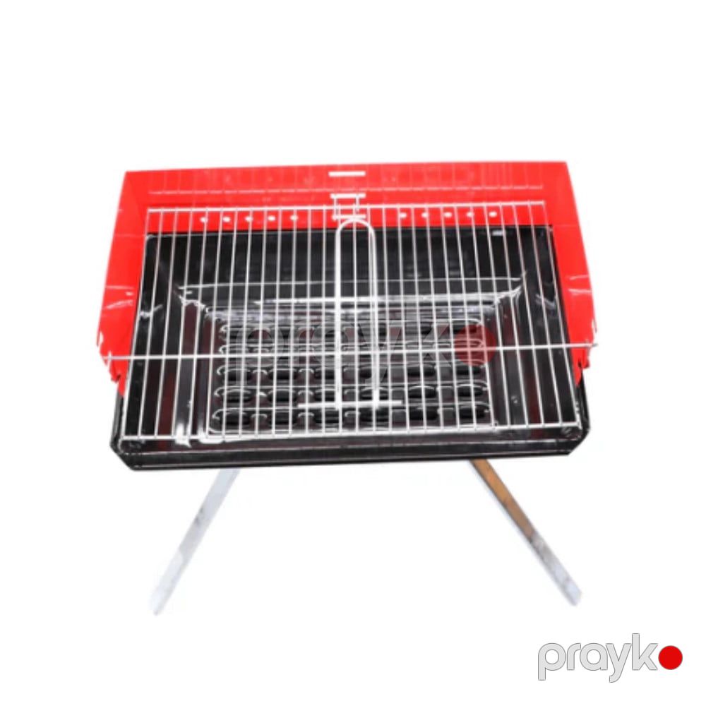 Manqal portativ metal, 43x25 sm, qara/qırmızı — Mallar, Bakı (2)
