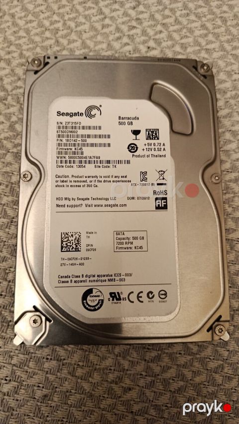 HDD "Seagate" 500gb — Bakı