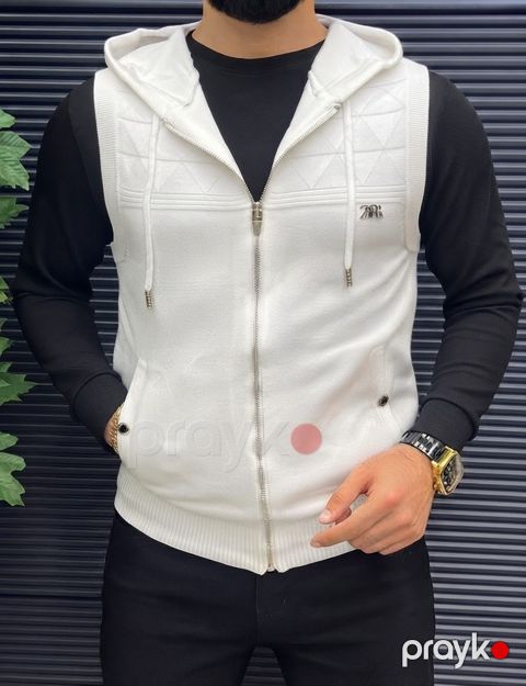 Kişi jileti 11855, 2XL, pambıq, ağ — Bakı