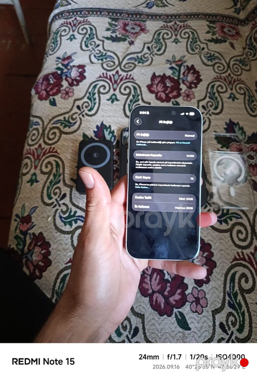 IPhone 17 Pro, 256 GB, Gümüşü, Zəmanət — Apple iPhone, Göyçay (2)