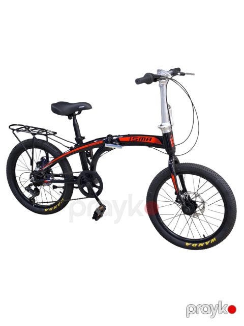 Qatlanan velosiped Discovery Black/Red 20" — Bakı