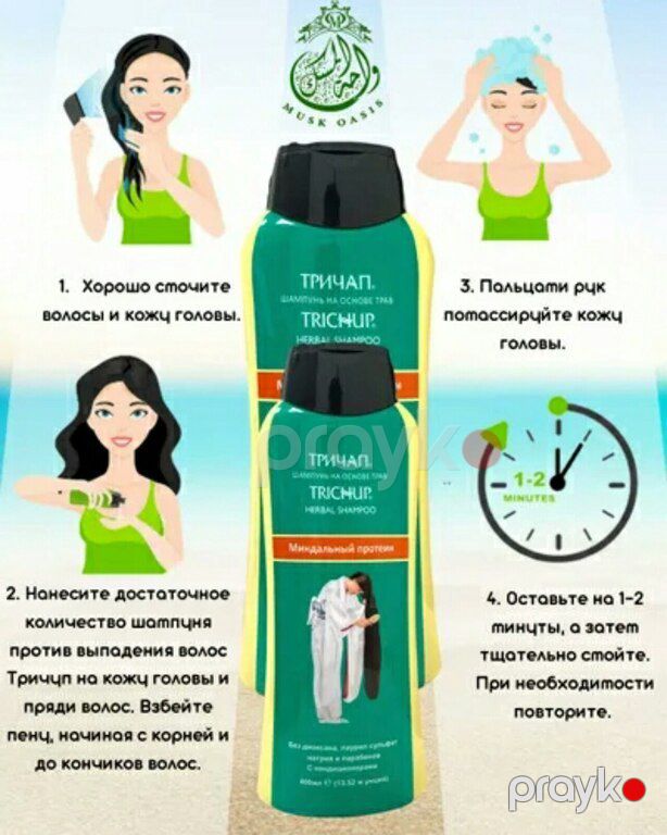 Saç tökülməsinə qarşı şampun "Trıchup Herbal" — Gözəllik və səhiyyə, Bakı (4)