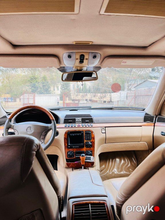 Mercedes S 500, 5.0 L, 2001 il, 500 000 km — Avtomobillər, Sumqayıt (7)