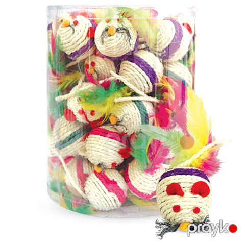Pişiklər üçün oyuncaq Triol Top siçan, sizal, 45 mm, məhsul çeşiddə