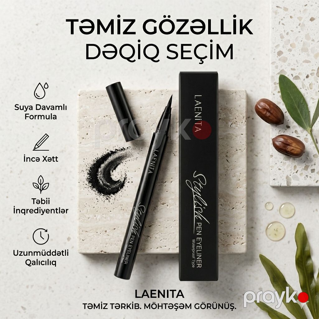 Göz qələmi LAENiTA 01 black — Mallar, Bakı (2)