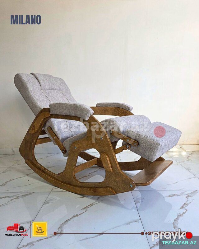Açılan Yellənən kreslo Milano Kreditlə — Mebel, Bakı (3)