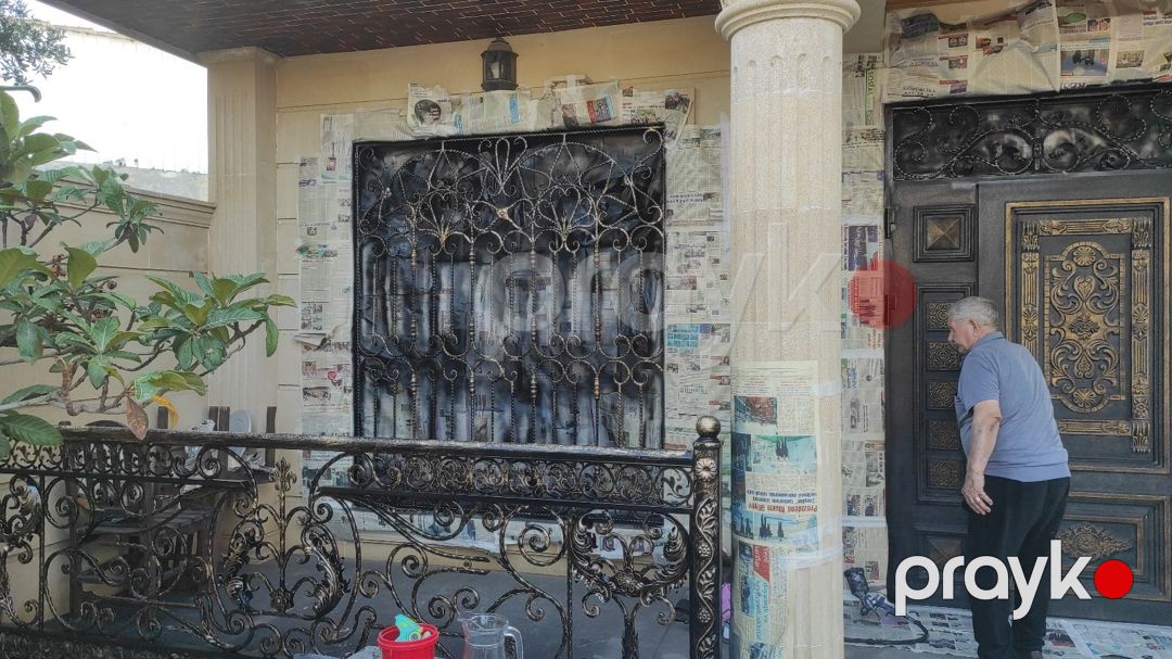 Darvaza qapı və məhəccərlər rənglənməsi və bərpası — Təmir və inşaat, Bakı (8)