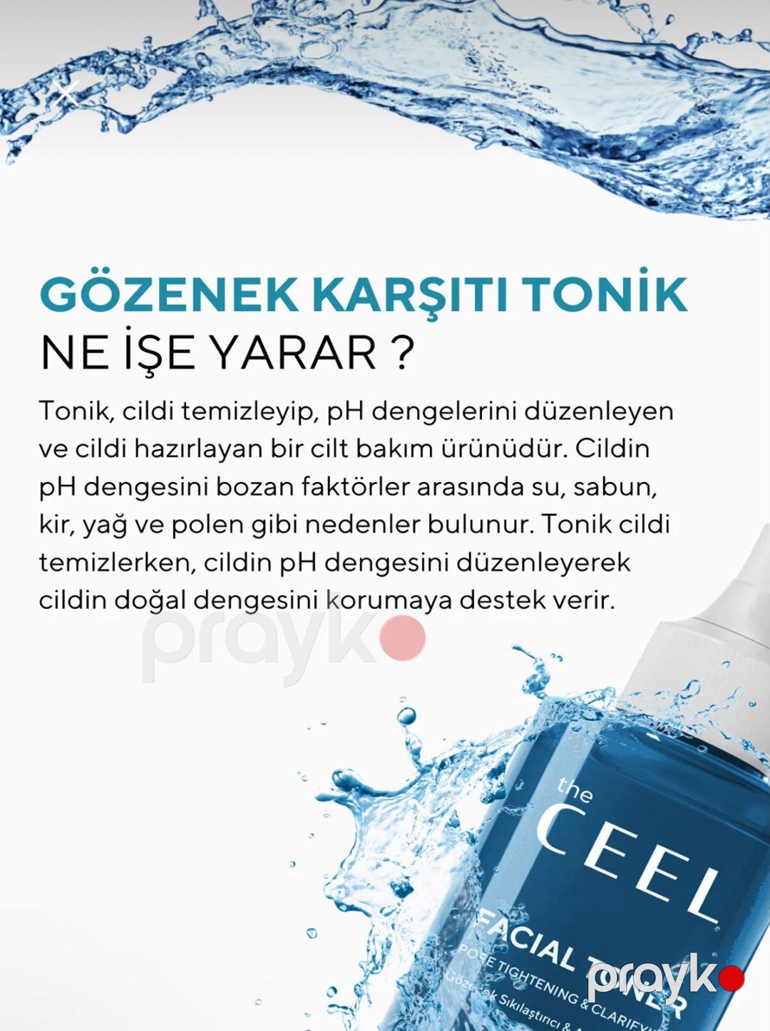 Üz toneri The Ceel Pore Tightening & Clarifying Facial 200 ml — Mallar, Bakı (3)