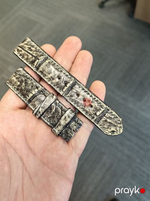 Timsah dərili saat kəməri — Bakı