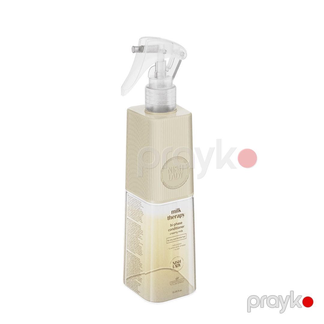 Saçlar üçün ikifazalı kondisioner NishLady Milk Therapy Creamy 386 ml — Mallar, Bakı
