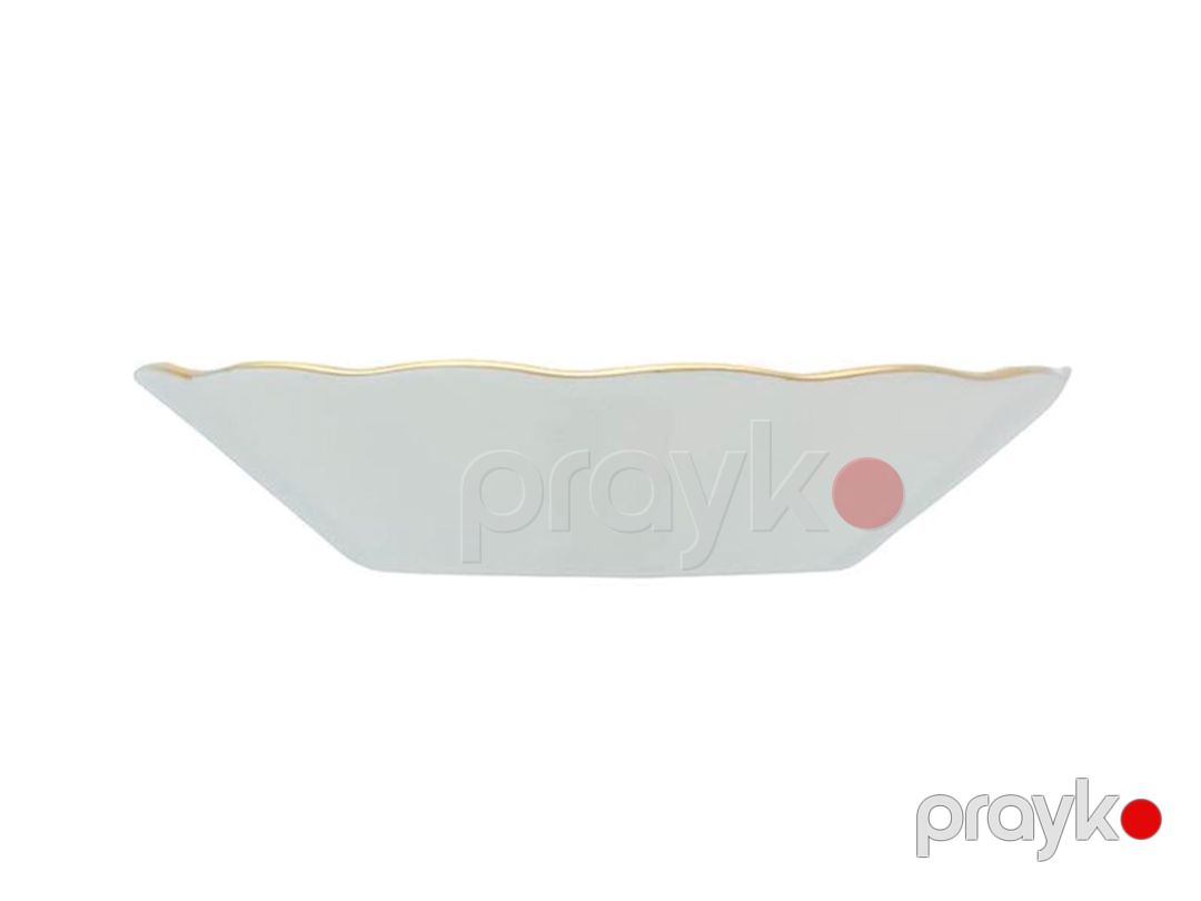 Nəlbəki Porland Arabesque Desen1, farfor, sarı, 11 sm — Mallar, Bakı (2)