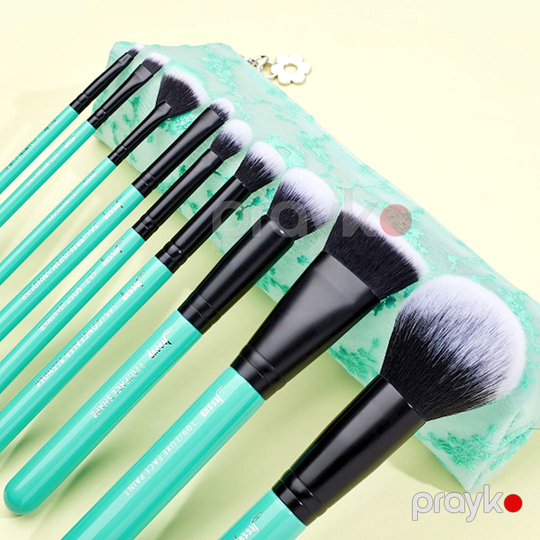 Makiyaj üçün fırça dəsti Jessup Beauty T321 Turquoise Collection, 9 əd — Mallar, Bakı (2)