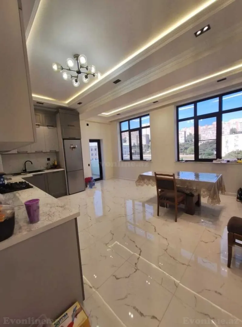 Satılır 4 otaqlı Mənzil Yeni tikili 143 m² Bakı, Xətai r., Əhmədli m — Mənzil, Bakı (5)