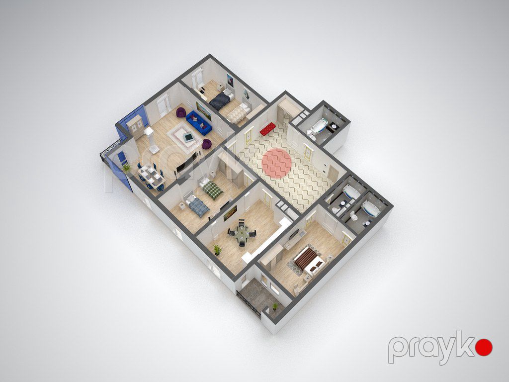 Satılır 4 otaqlı yeni tikili 207 m² — Mənzil, Bakı (8)