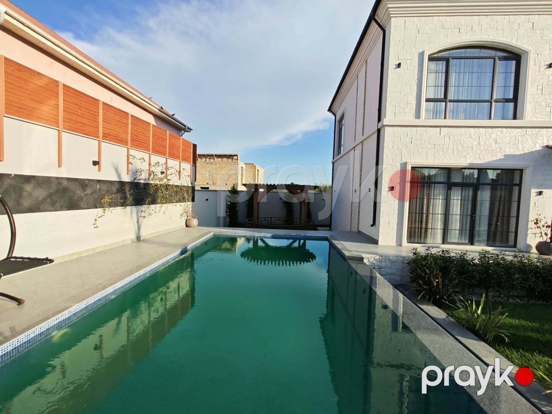 Satılır 6 otaqlı həyət evi/bağ evi 500 m² — Ev, villa, Bakı (4)