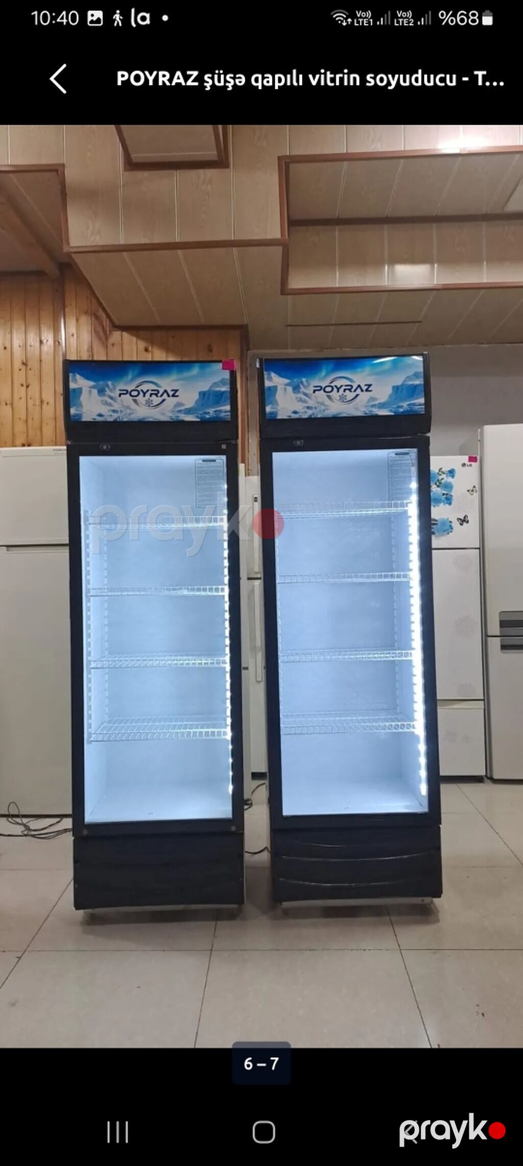 Teze pakofka Poyraz vitrinlerimiz satışda zemanetle kreditle elde ede — Soyuducular, Bakı (4)