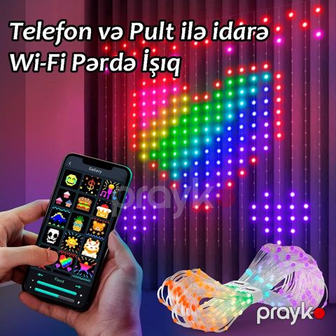 LED çələng RGB, 3x3 m — Bakı