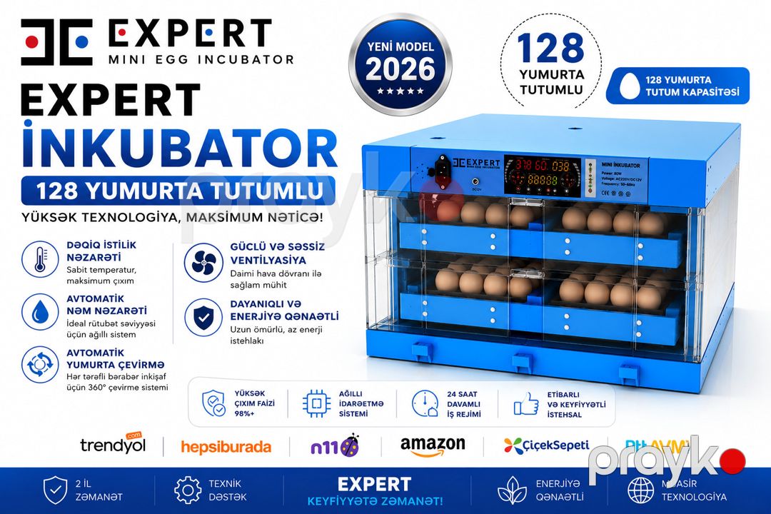 Avtomatik inkubator Expert, mavi — Mallar, Bakı (2)