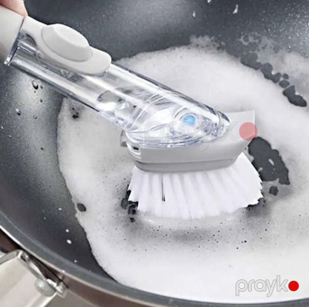 Dispenserli qab yuma fırçası Kitchen aid, MH29018, Boz, Plastik, 2 ədəd — Mallar, Bakı (3)