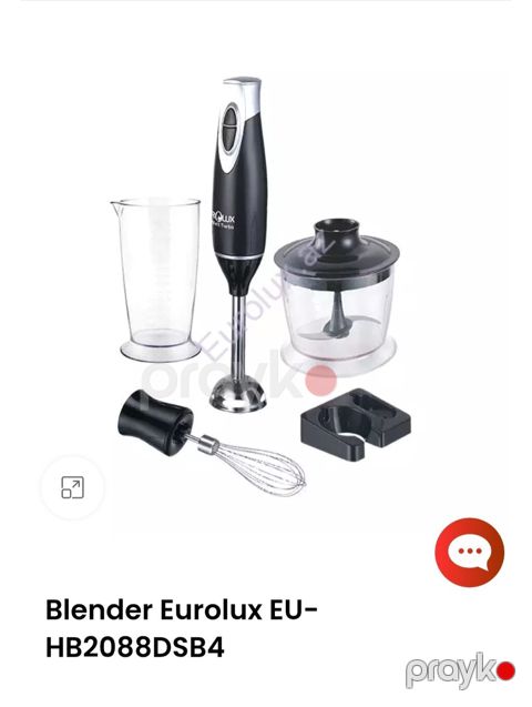 Eurolux EU-HB2088DSB4 əl blenderi dəsti Xüsusiyyətlər: - Güclü və — Sumqayıt
