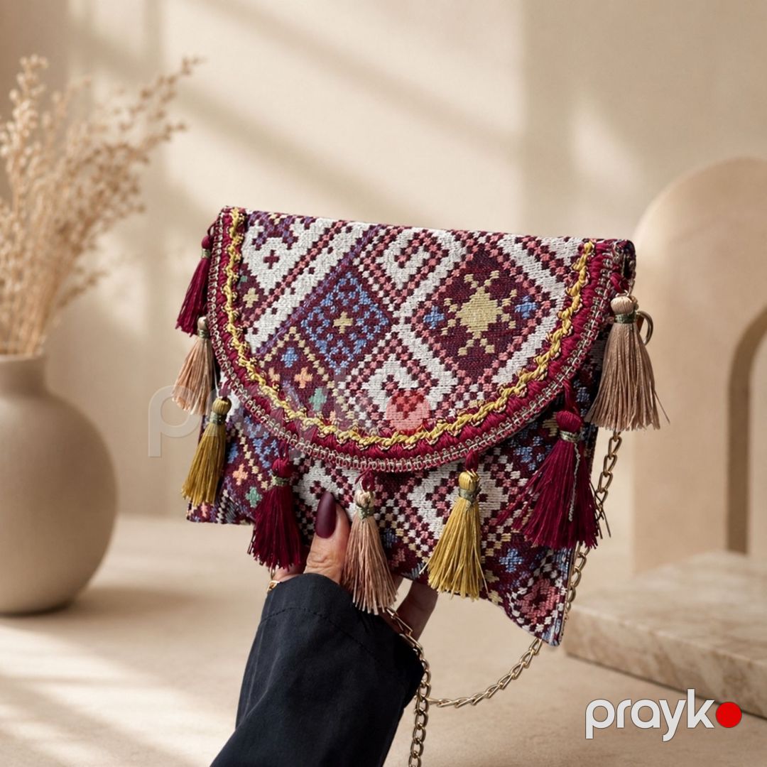 Çiyin çantası, parça,/kətan 20 sm — Mallar, Bakı (3)