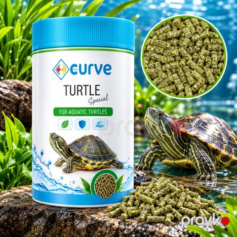 Su tısbağaları üçün quru yem Curve — Bakı