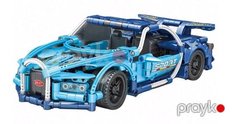 Block konstruktor Technique racing car, 509 hissə, göy — Bakı