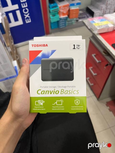 Toshiba Canvio Basics 1TB Portable External Hard Drive USB 3.0, Black — Bakı