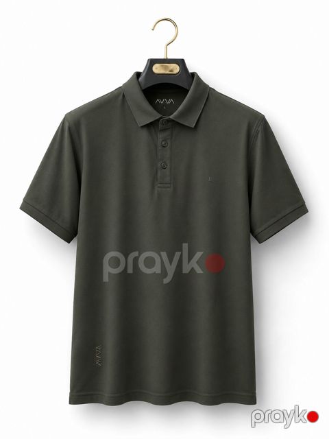 Kişilər üçün polo 2347591, xaki, pambıq, ölçü 2XL — Bakı