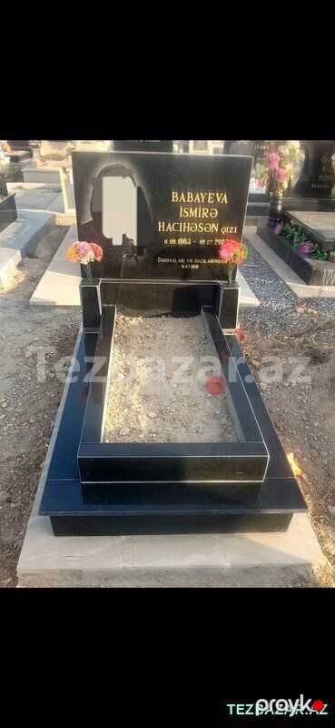 Mezar dasi qəbir abide — Plitka və örtü materialları, Bakı (3)