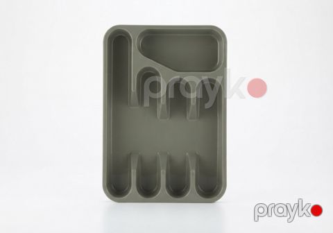Orqanayzer süfrə ləvazimatları üçün, ABS plastik, boz, 25x33 sm — Bakı