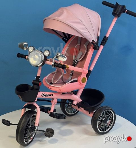 Uşaq üçtəkərli velosipedi SS005, çəhrayı — Bakı