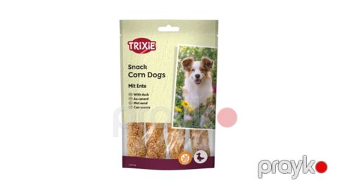 İtlər üçün məzə Trixie Snack Corn Dogs Mit Ente, 100 q — Bakı