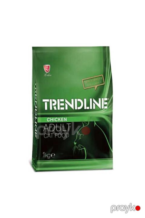 Quru yem Trendline yetkin pişiklər üçün toyuq əti ilə 1 kq çəki ilə — Bakı