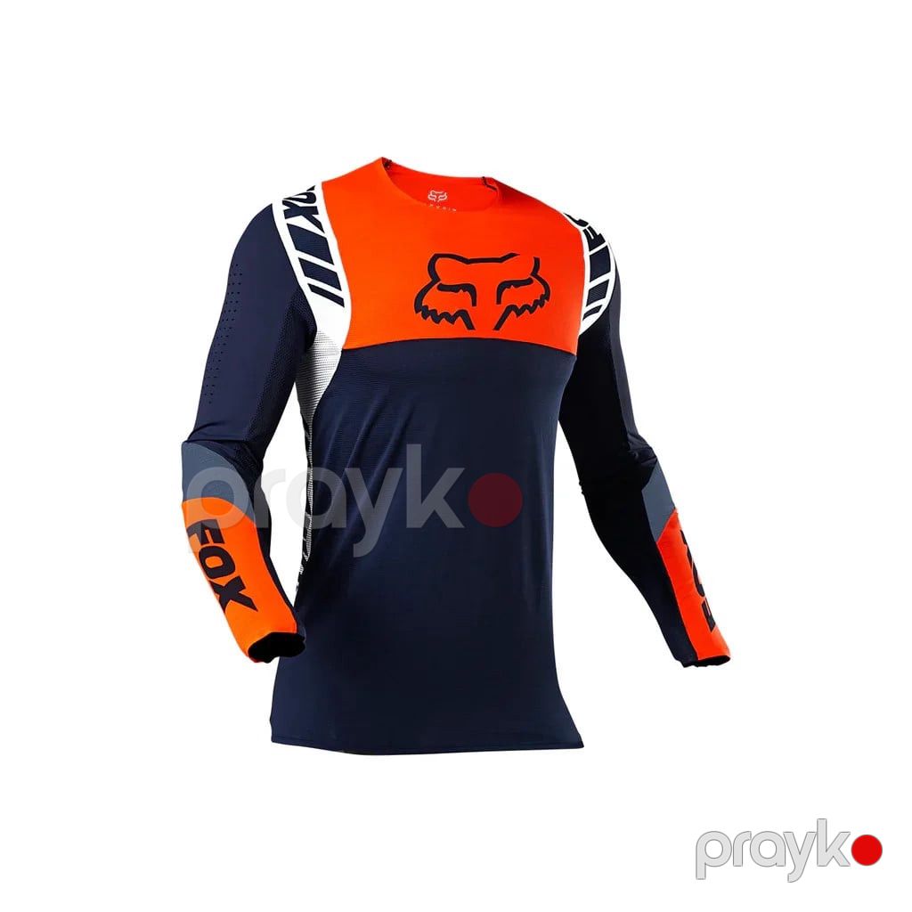 Motosikl geyim dəsti Fox Flexair Mach One, göy/narıncı, ölçü 30 — Mallar, Bakı (3)