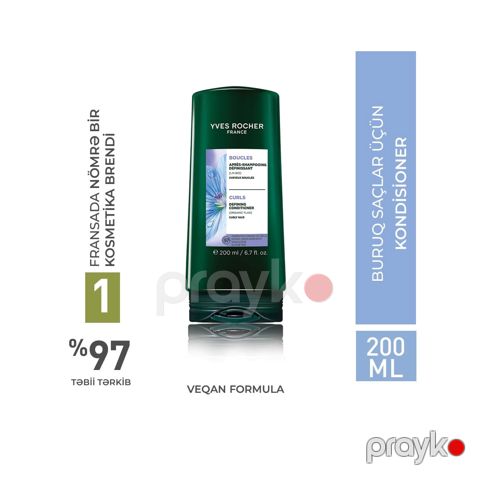 Kondisioner qıvrım saçlar üçün Yves Rocher, 200 ml — Bakı