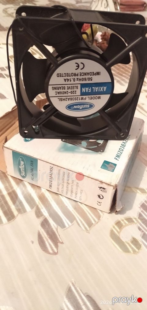 Məhsul 1: Sunflow AC Axial Fan - Model: FM12038A2HSL - Ölçü — Gəncə