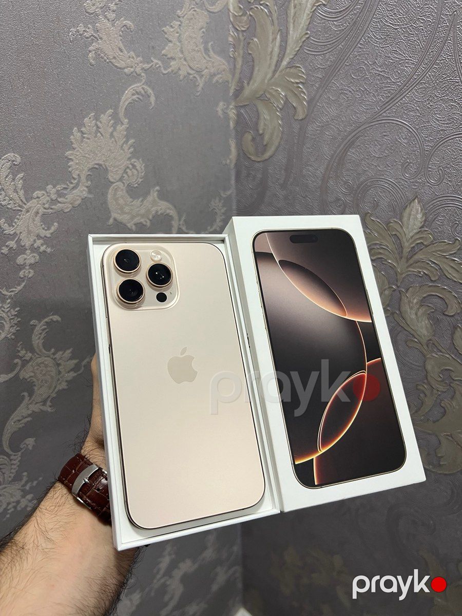 Apple iPhone 16 Pro Max Desert Titanium 256GB/8GB — Smartfonlar, Bakı (8)