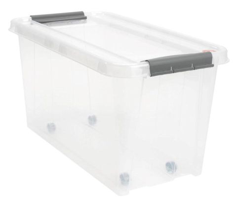 Saxlama üçün konteyner Jysk Probox 70 l, şəffaf — Bakı