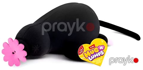 Yumşaq oyuncaq Zuru Hug a Lumps Jeremy, peluş, qara, 22 sm — Bakı