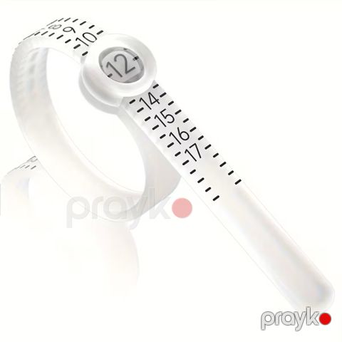 Üzük ölçən alət 052, plastik, ağ — Bakı