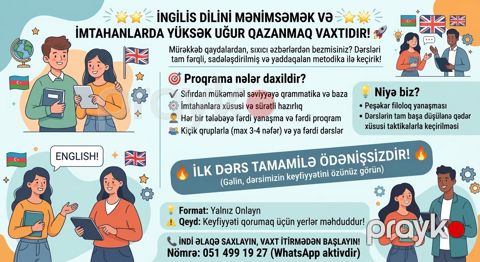 İngilis dili hazırlığı — Xırdalan