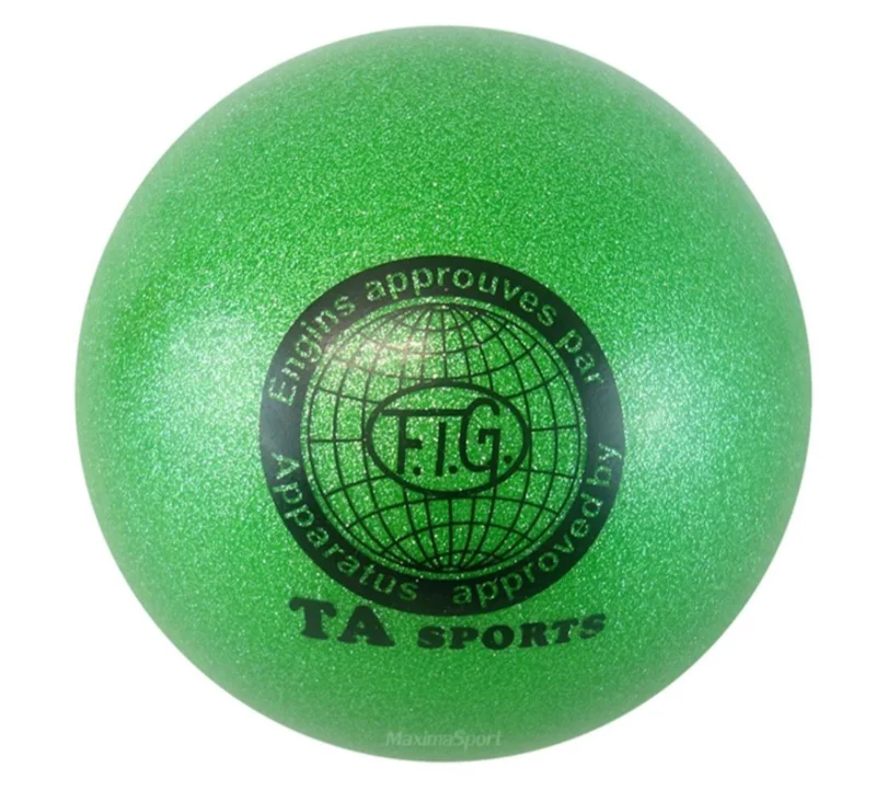 Bədii gimnastika üçün top WS0662, yaşıl, 16 sm — Bakı