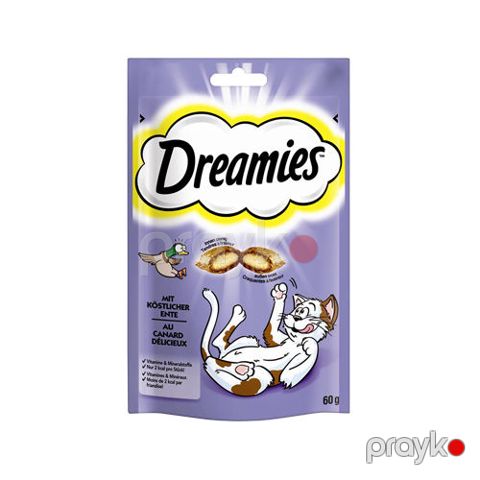 Pişiklər üçün məzə Dreamies With Delicious Duck, 60 q — Bakı