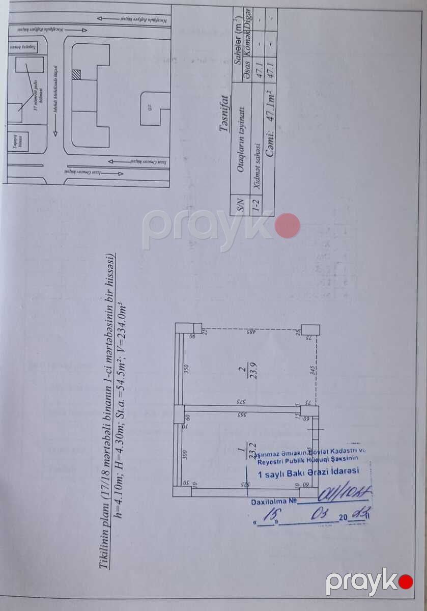 Satılır obyekt 47 m² — Əmlak, Bakı (8)
