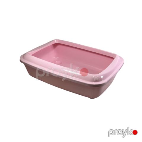 Tualet-qumqabı Zoomir pişiklər və pişik balaları üçün, çəhrayı, 50x37x14 sm — Bakı