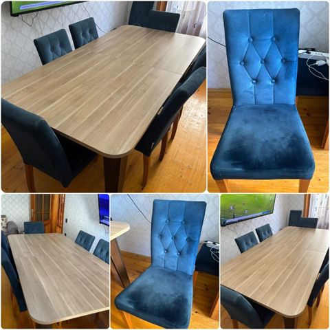 Acilan masa+8 stulla birge satilir 500 azn.Unvan Ehmedli.Stol — Mehdiabad