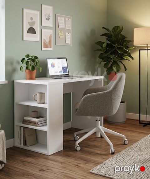 Yazı masası MB 32, laminat, ağ, 100x75x50 sm — Bakı